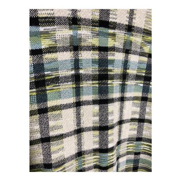 Free People McGregor Plaid Green Tea Sweater Cardigan - Picture 4 of 9